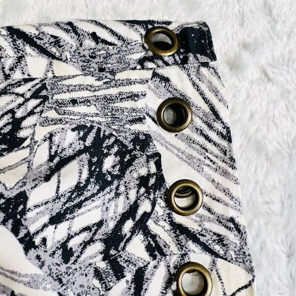 Lavender Label Womens Multicolor Abstract Allover Print A-Line Skirt Size 6 - Picture 6 of 6